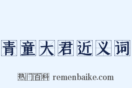 青童大君近义词是什么意思的图片